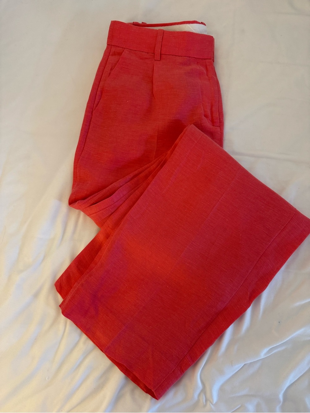 JCrew linen slacks